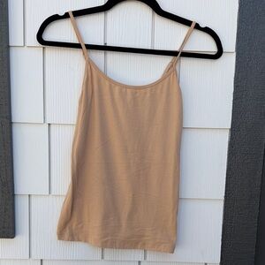 Forever 21 Beige Slim Cami Tank Top